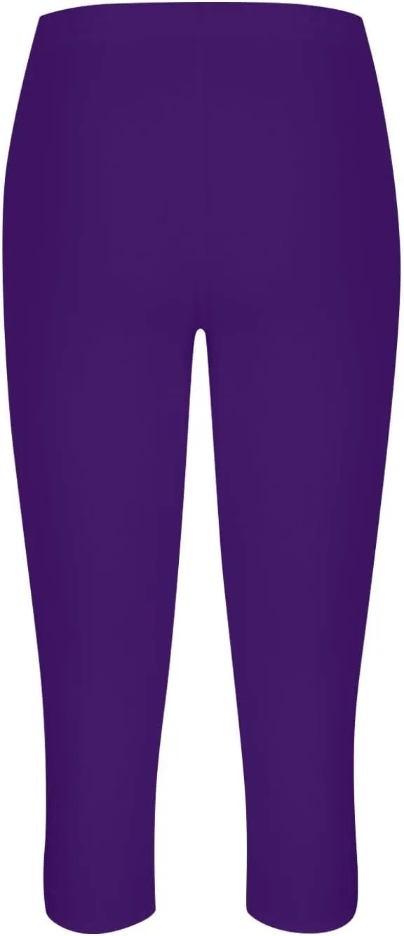 2025 Capri Pants for Women Dressy Cropped for Summer Comfy Stretchy High Waist Yoga Workout Compression Leggings Clearance