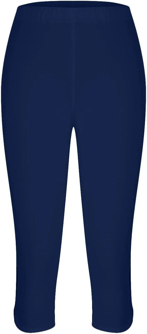 2025 Capri Pants for Women Dressy Cropped for Summer Comfy Stretchy High Waist Yoga Workout Compression Leggings Clearance