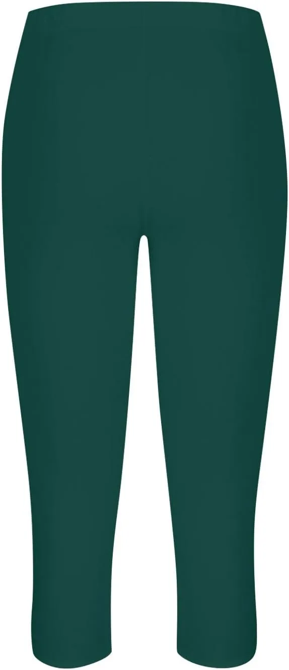 2025 Capri Pants for Women Dressy Cropped for Summer Comfy Stretchy High Waist Yoga Workout Compression Leggings Clearance