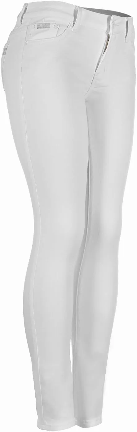 2LUV Women's Solid Stretchy 5 Pocket Skinny Jeans
