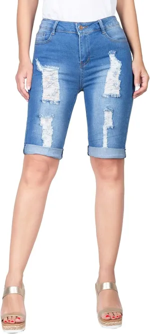 2LUV Women's Stretchy Jeans Pockets Skinny Jeans
