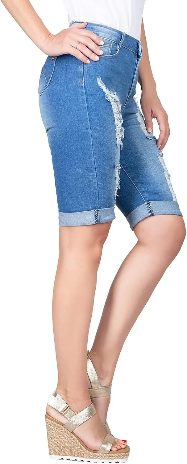 2LUV Women's Stretchy Jeans Pockets Skinny Jeans