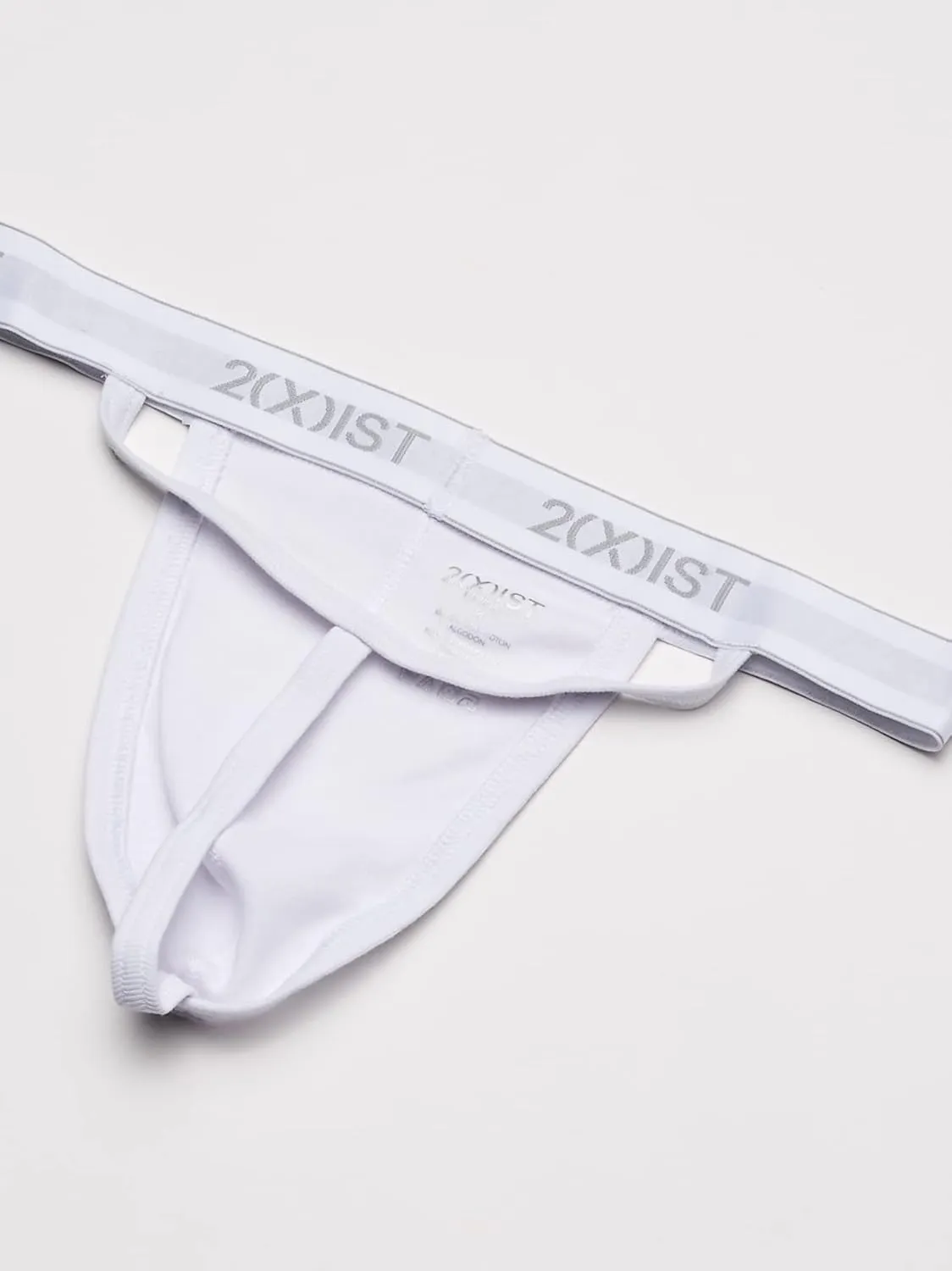 2(X)IST mens Essential Cotton Y-back Thong 3-pack