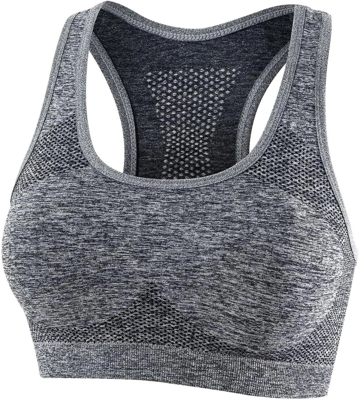 3Pcs Padded Plus Size Sports Bra High Impact Tank Athletic Running Sports Bras for Women Racerback Comfy High Support