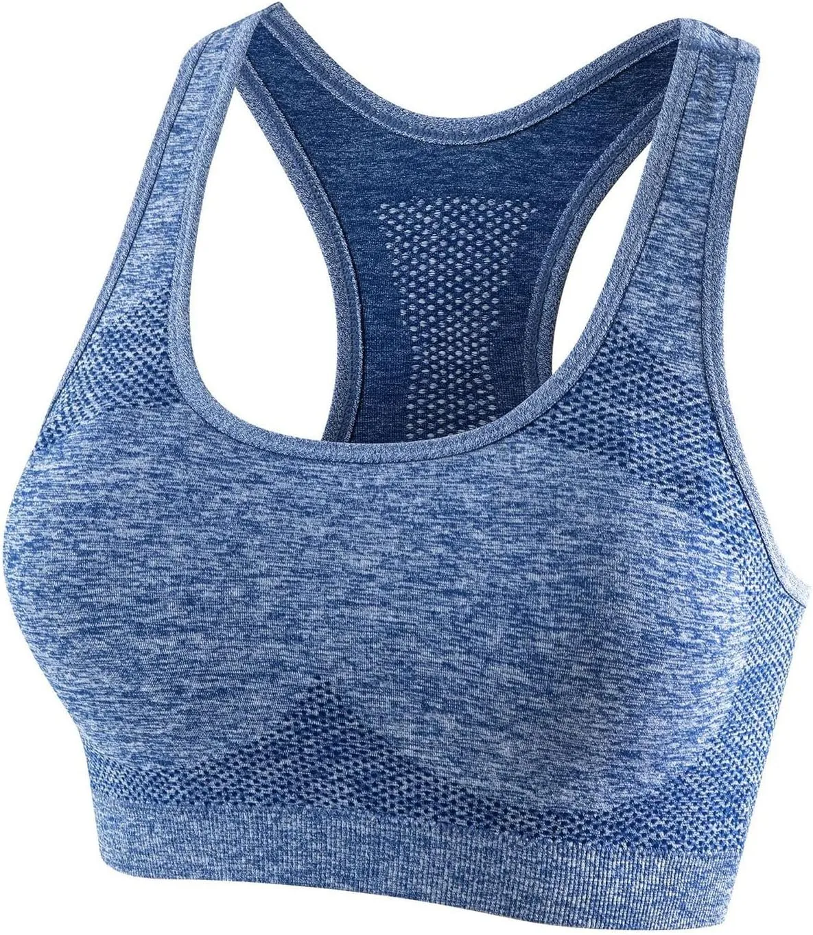 3Pcs Padded Plus Size Sports Bra High Impact Tank Athletic Running Sports Bras for Women Racerback Comfy High Support