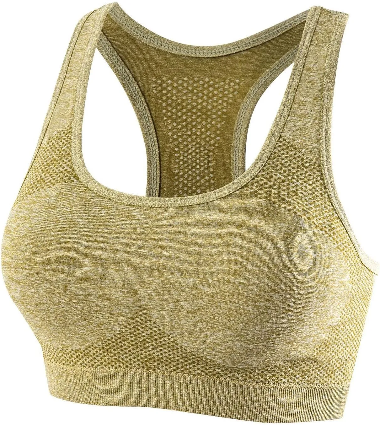 3Pcs Padded Plus Size Sports Bra High Impact Tank Athletic Running Sports Bras for Women Racerback Comfy High Support