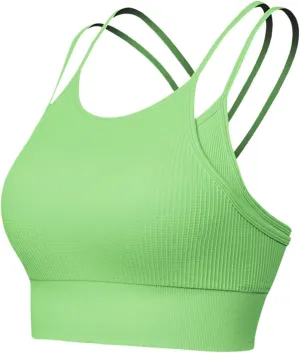 3Pcs Women's Sporty Longline Sports Bra Sports Bras Comfortable Gym Tank for Large Bust Seamless High Support Workout