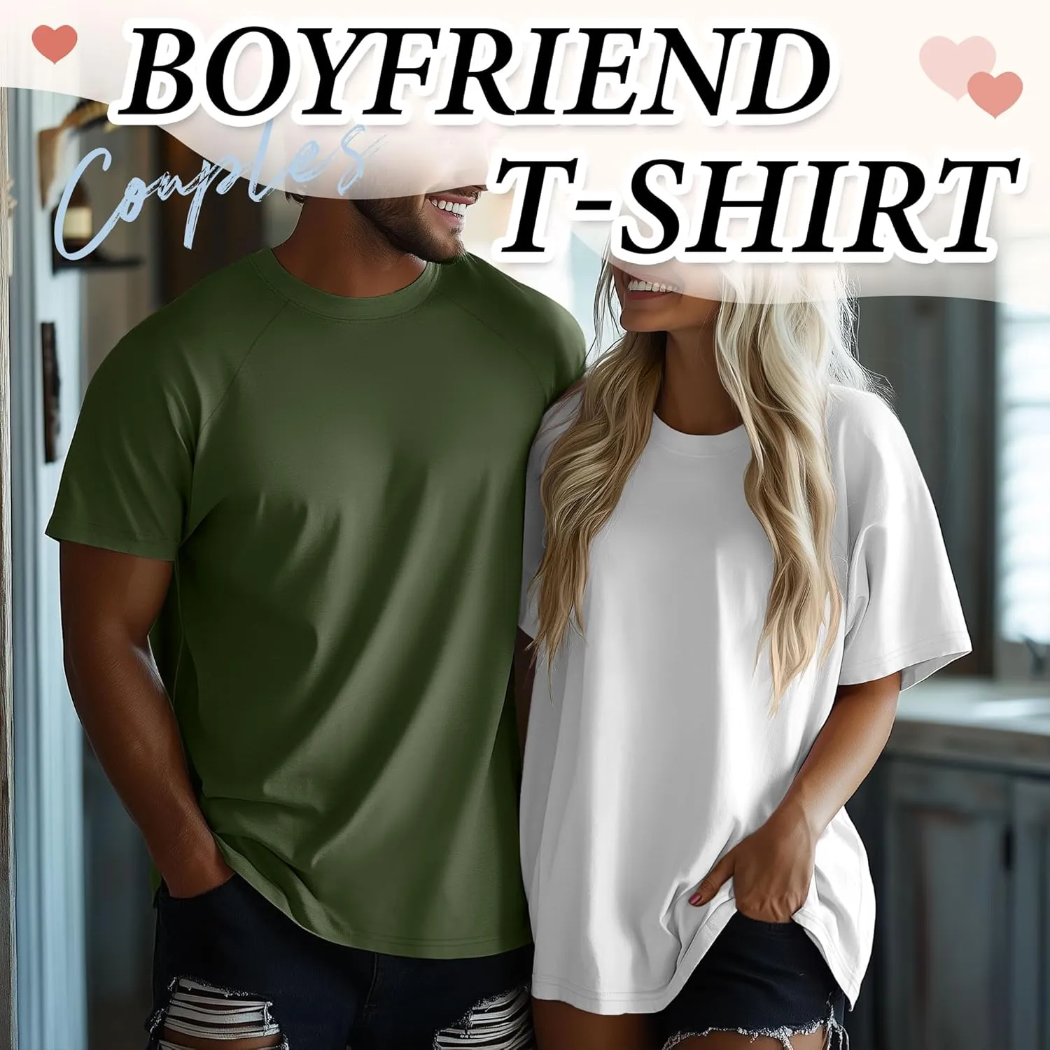 4 Pack Men's Big & Tall Short Sleeve Tees, Crew Neck Cotton Blend T-Shirts Moisture Wicking Stretch Casual Gym Wear