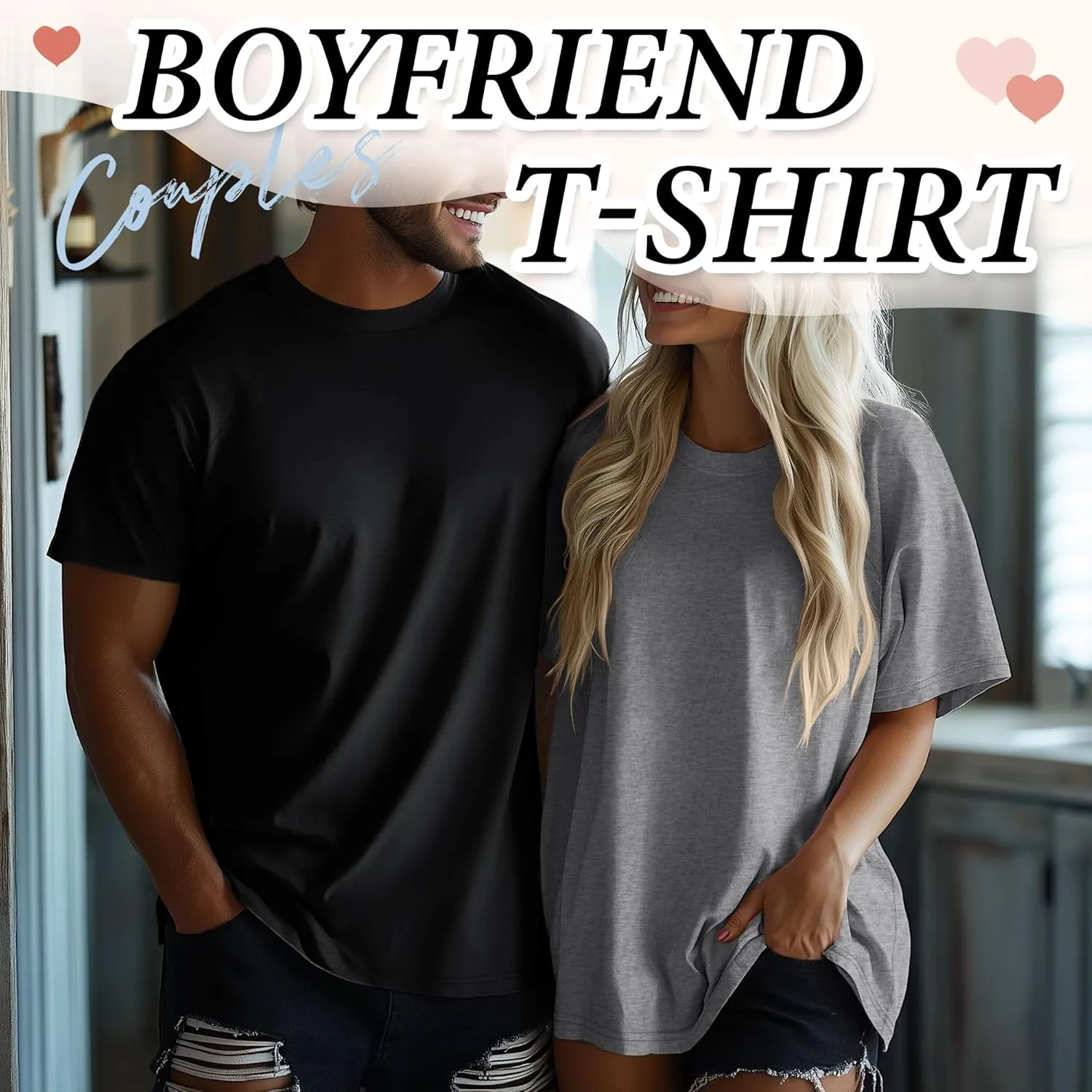 4 Pack Men's Big & Tall Short Sleeve Tees, Crew Neck Cotton Blend T-Shirts Moisture Wicking Stretch Casual Gym Wear