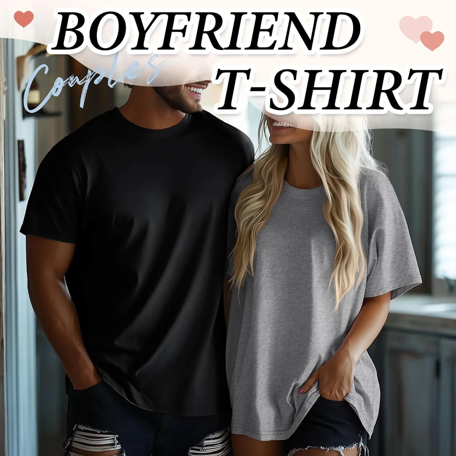 4 Pack Men's Big & Tall Short Sleeve Tees, Crew Neck Cotton Blend T-Shirts Moisture Wicking Stretch Casual Gym Wear