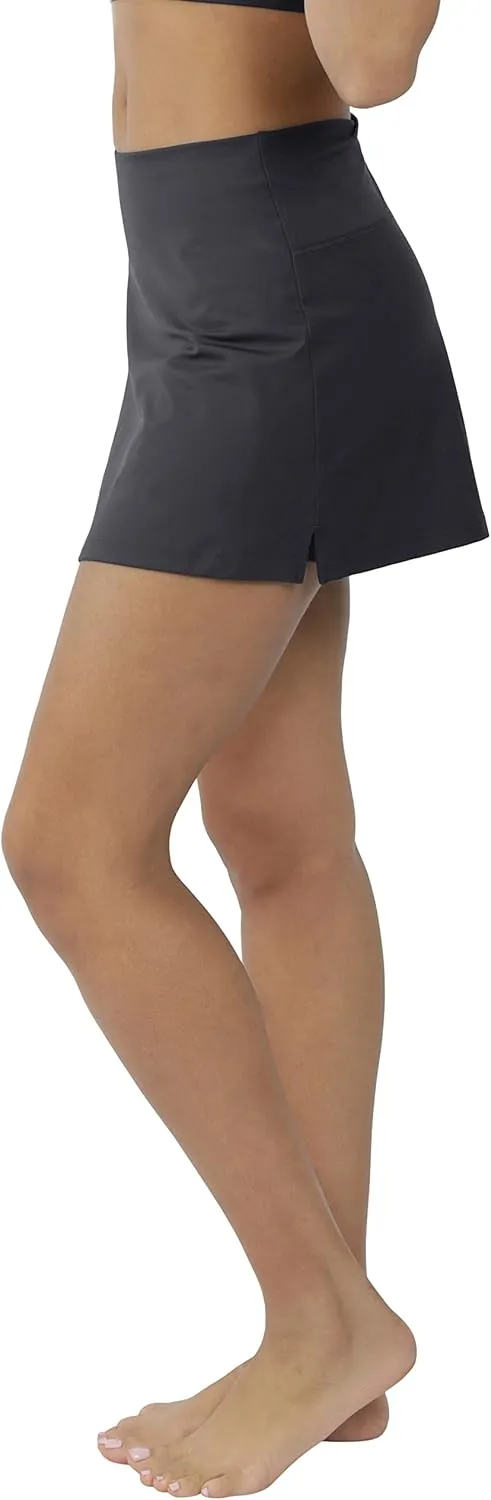 90 Degree By Reflex High Waisted Tennis Skort with Built-in Shorts and Pocket
