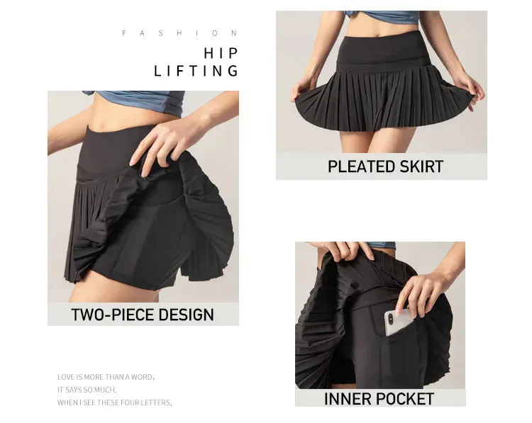 A2Z Pleated Tennis Skirt