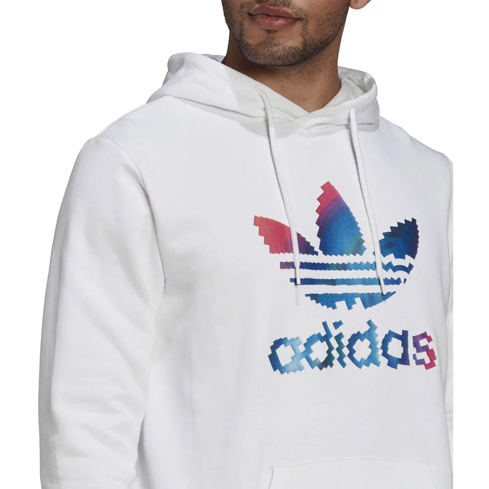 Adidas Graphic Trefoil Pullover Men's Hoodie White