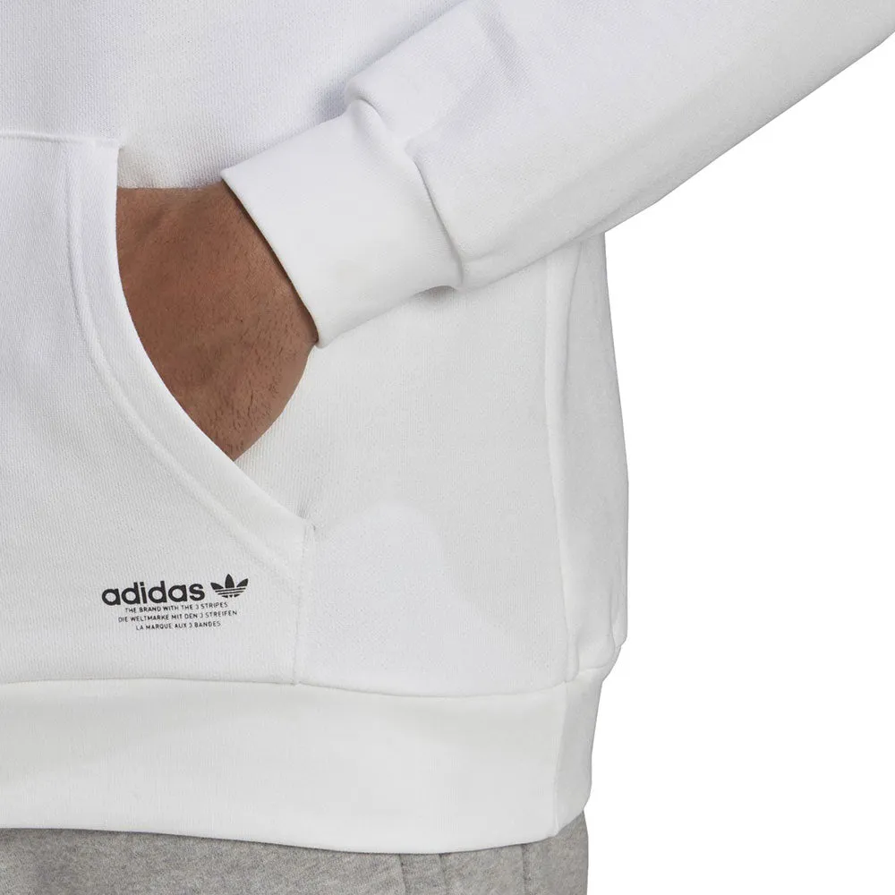 Adidas Graphic Trefoil Pullover Men's Hoodie White