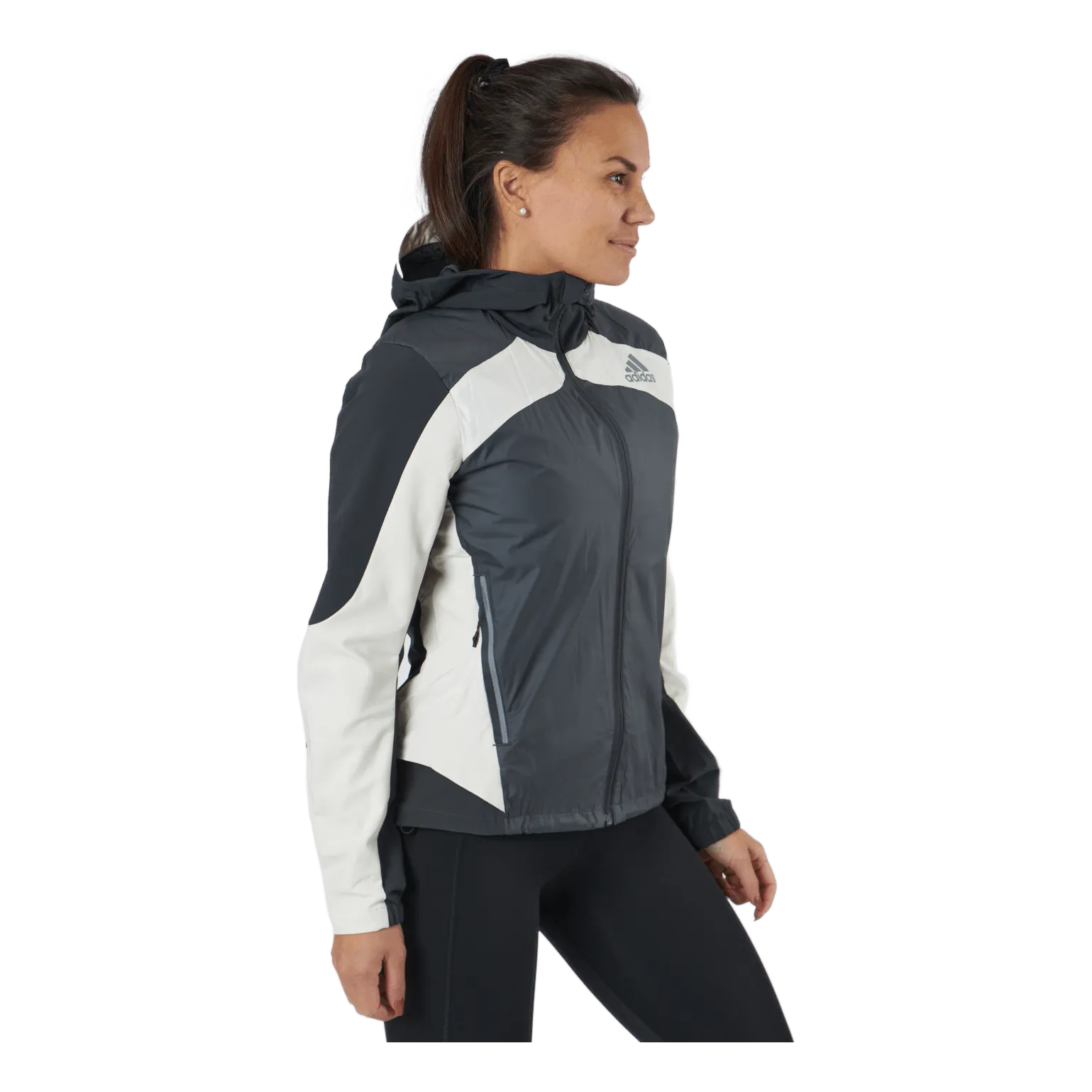 Adidas Marathon Jacket Ocean P.Blue Women Grey Six / Wonder White