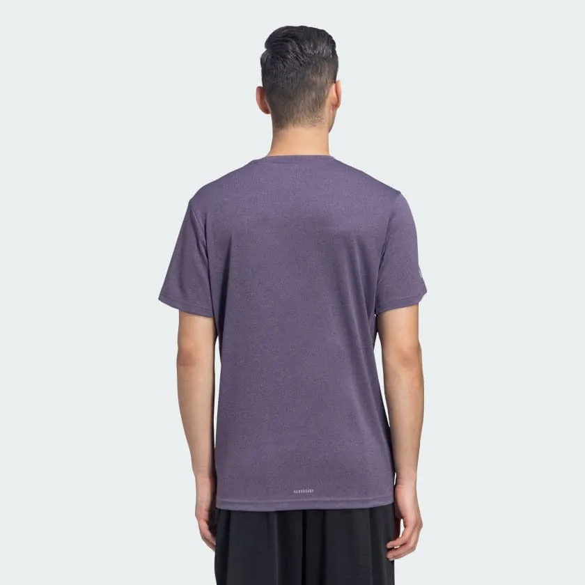 Adidas Men Own The Run Heather Running Tee