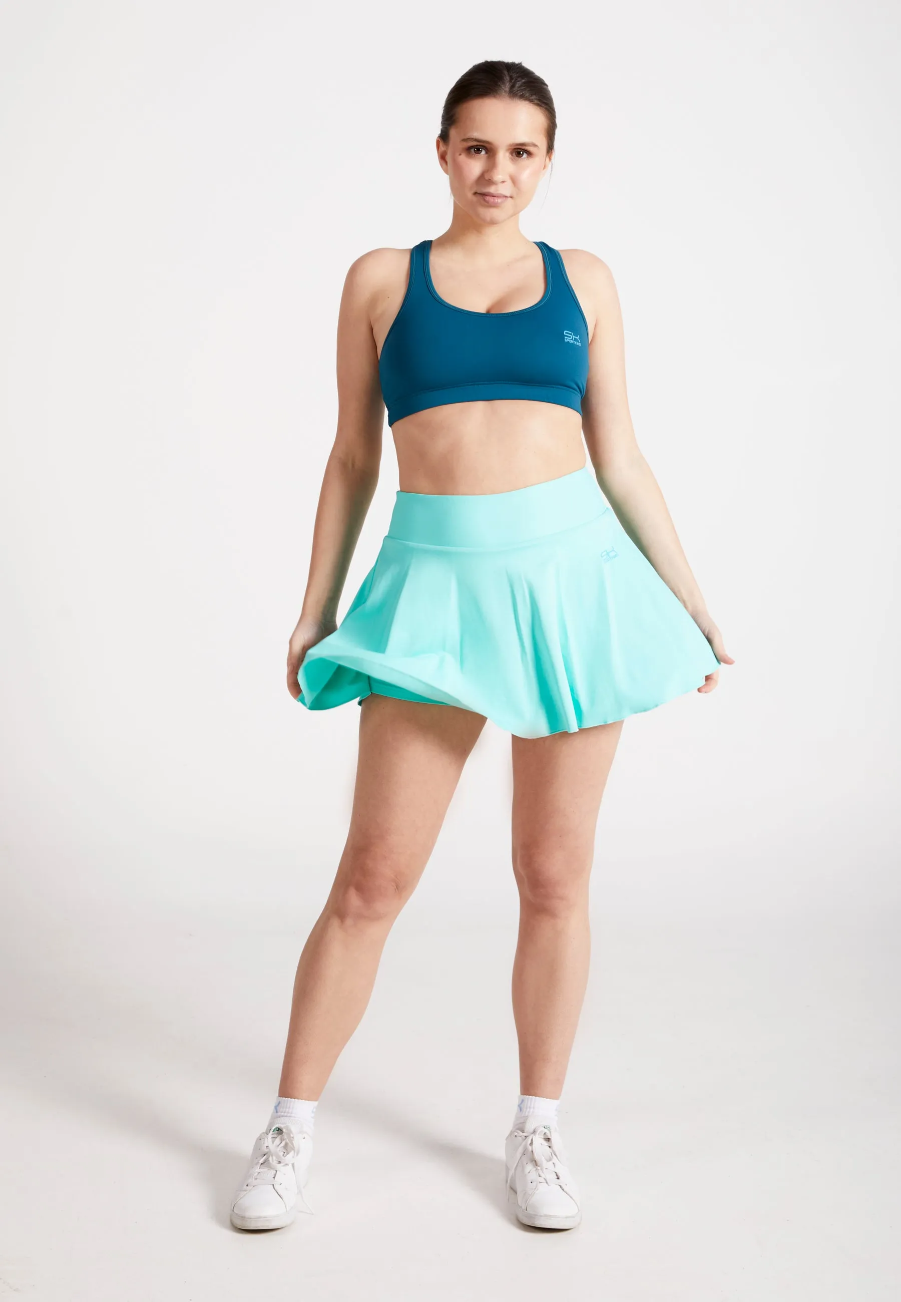 Advantage tennis skirt / skort with ball holder, mint