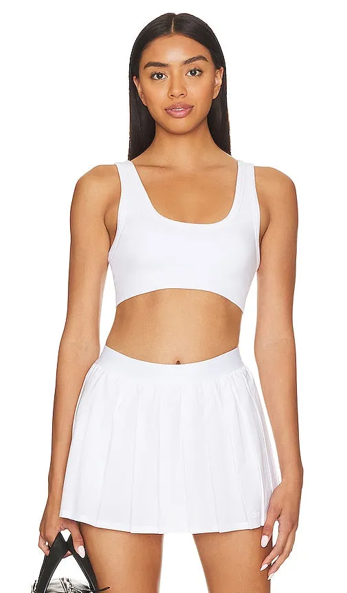 alo Seamless Super Lite Bra in White