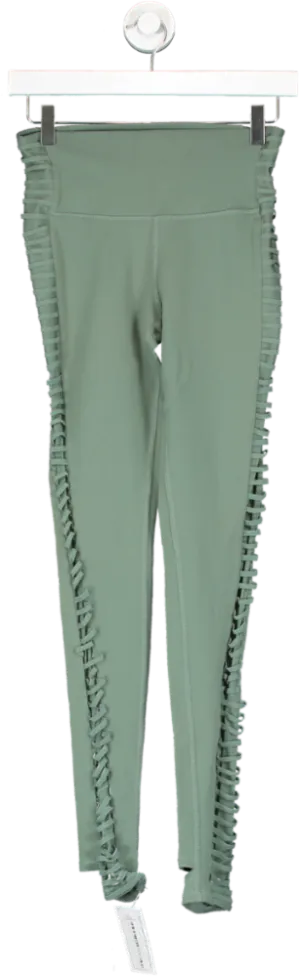 alo yoga Green High Waist Leggings UK S