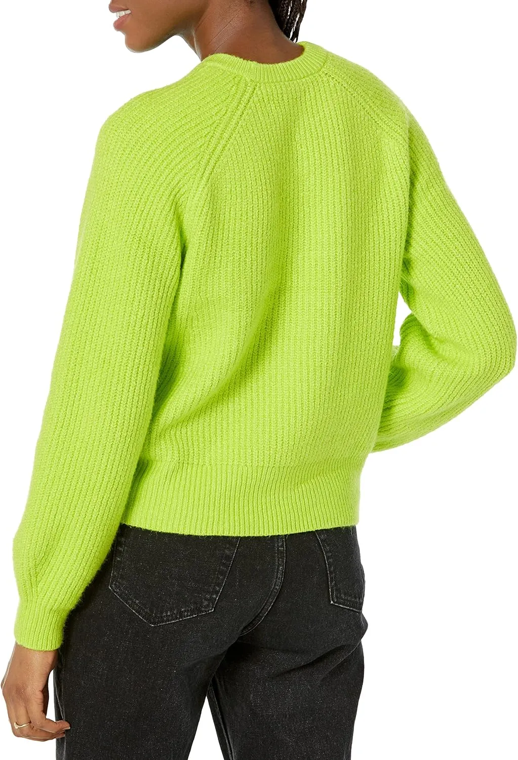 Amazon Essentials Ribbed Long Sleeve Sweaters for Women, Crewneck
