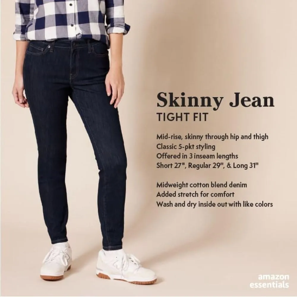 Amazon Essentials Skinny Jeans for Women (Stretchy)