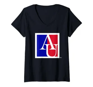 American University Eagles Icon Officially Licensed V-Neck T-Shirt