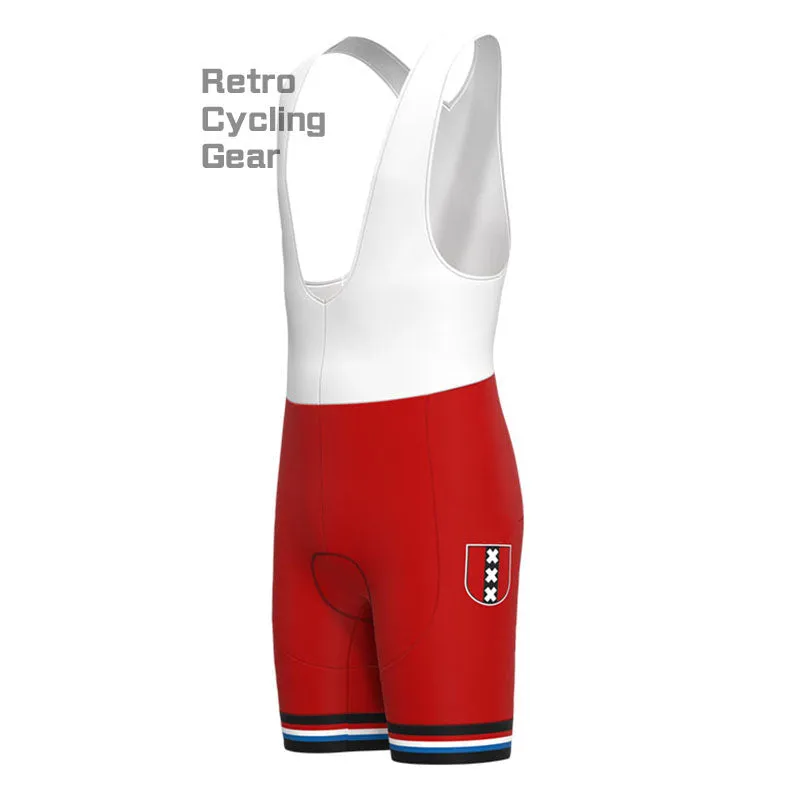 Amsterdam Red Retro Cycling Shorts