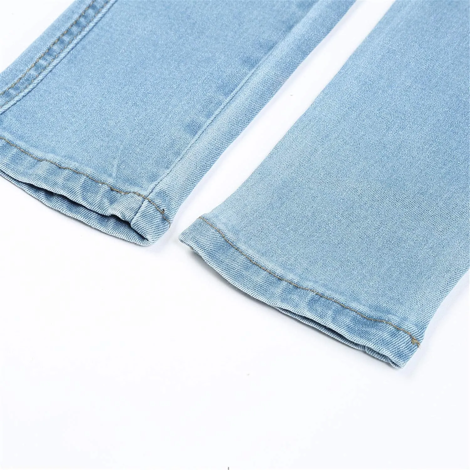 Andongnywell Super High Waisted Stretchy Skinny Jeans Denim Pants