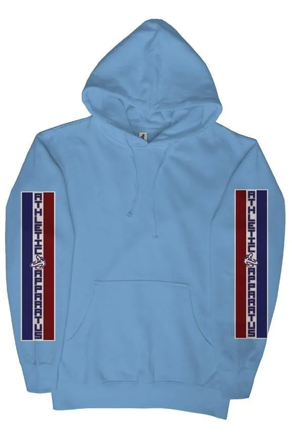 Athletic Apparatus Light Blue V1 heavyweight pullover hoodie