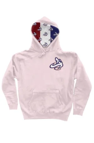 Athletic Apparatus Light Pink V1 heavyweight pullover hoodie