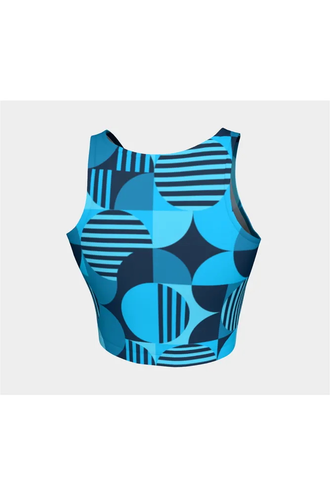 Bauhaus Blue Athletic Top