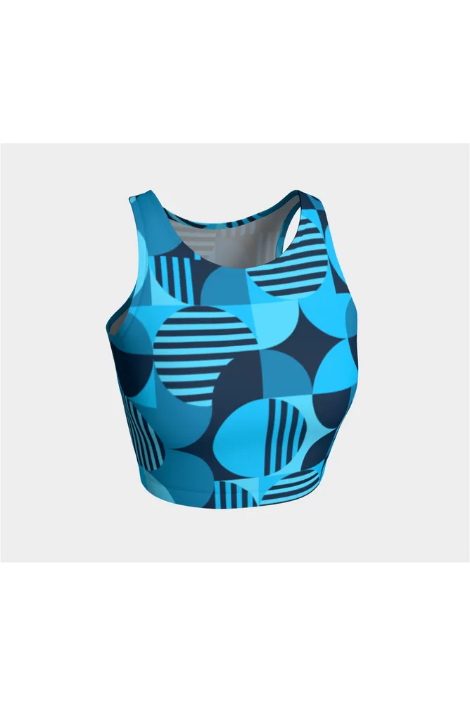 Bauhaus Blue Athletic Top
