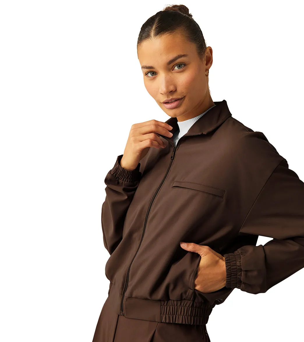 Beyond Yoga Status Pocket Sleeve Cropped Jacket