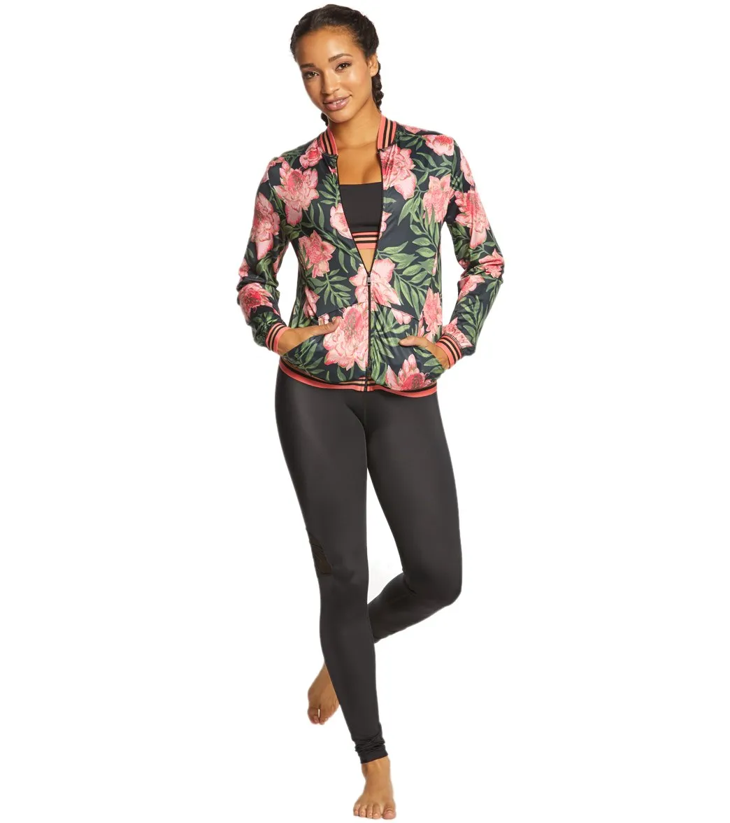 Beyond Yoga True Stripes Bomber Jacket