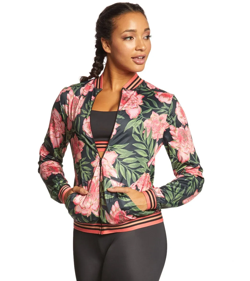 Beyond Yoga True Stripes Bomber Jacket