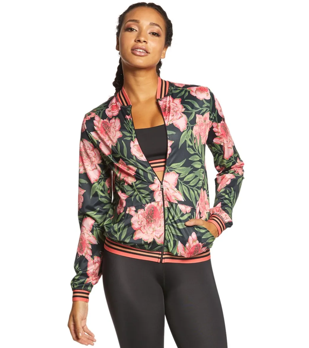 Beyond Yoga True Stripes Bomber Jacket