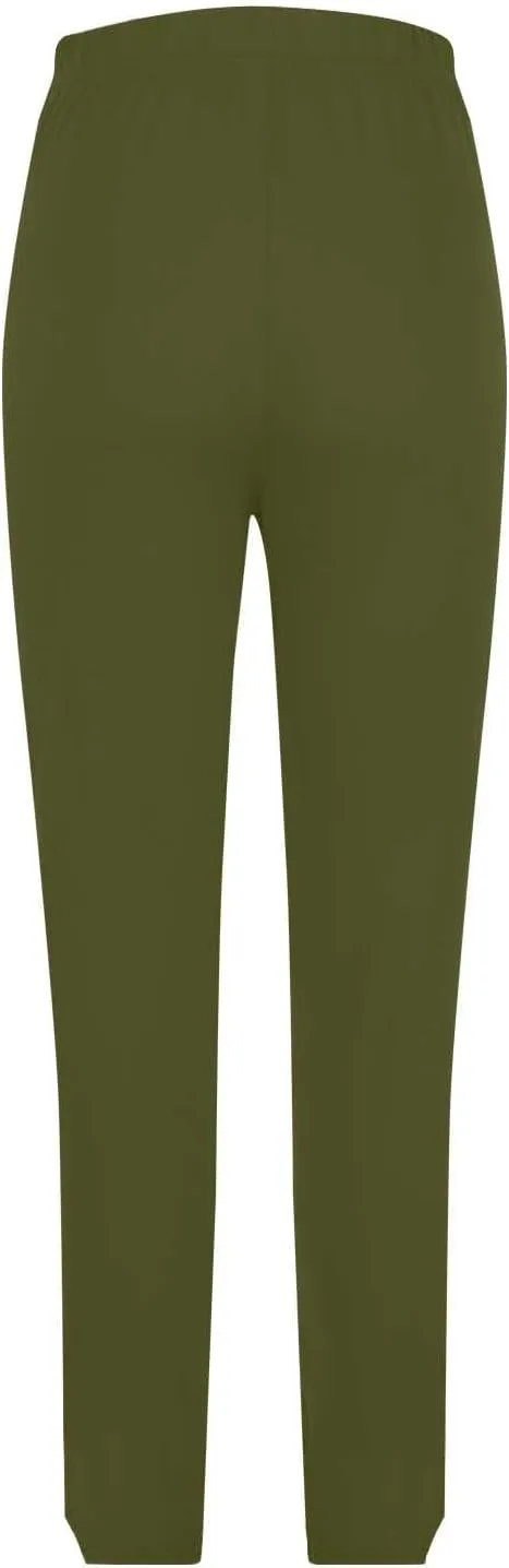 Bidobibo Winter Leggings for Women High Waited Workout Pants Solid Elastic Waist Joggers Seamless Compression Yoga Pants