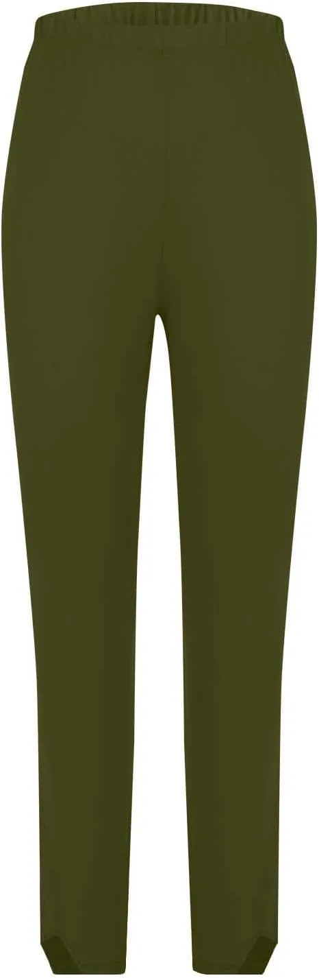 Bidobibo Winter Leggings for Women High Waited Workout Pants Solid Elastic Waist Joggers Seamless Compression Yoga Pants