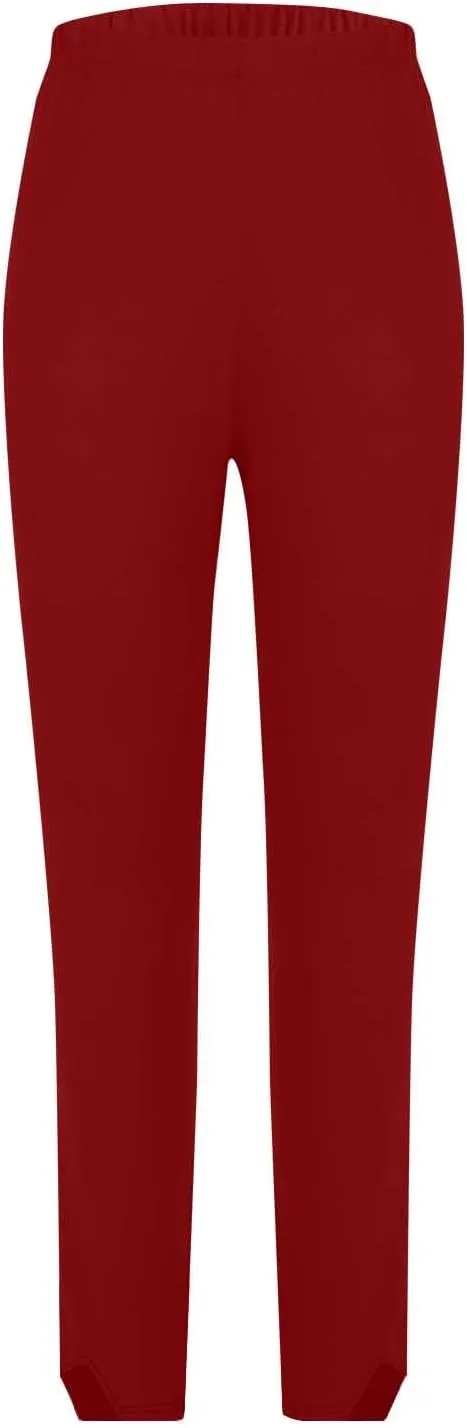 Bidobibo Winter Leggings for Women High Waited Workout Pants Solid Elastic Waist Joggers Seamless Compression Yoga Pants