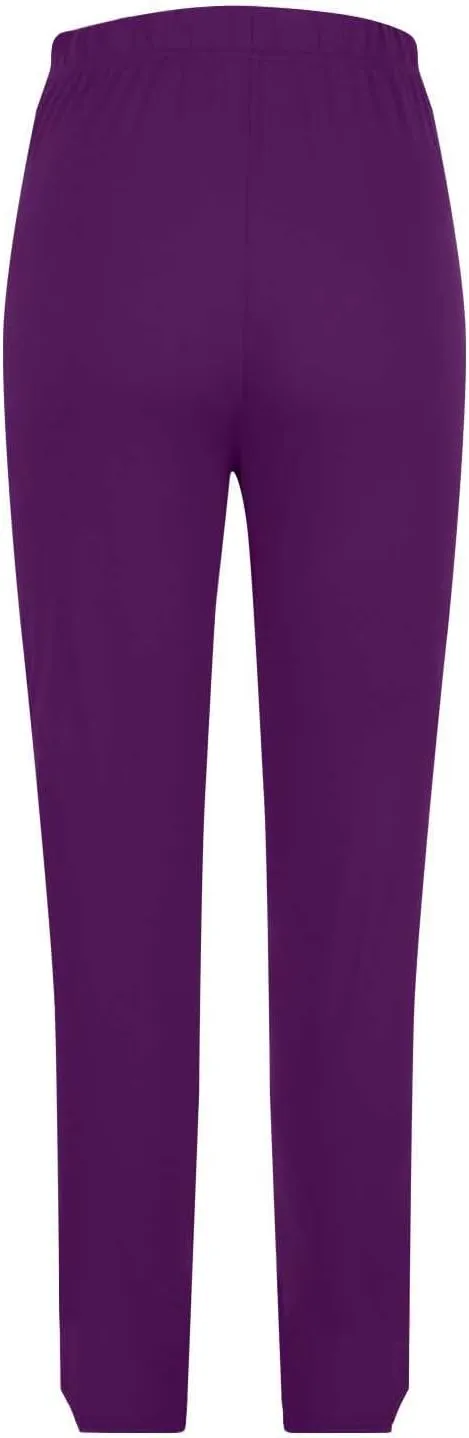 Bidobibo Winter Leggings for Women High Waited Workout Pants Solid Elastic Waist Joggers Seamless Compression Yoga Pants
