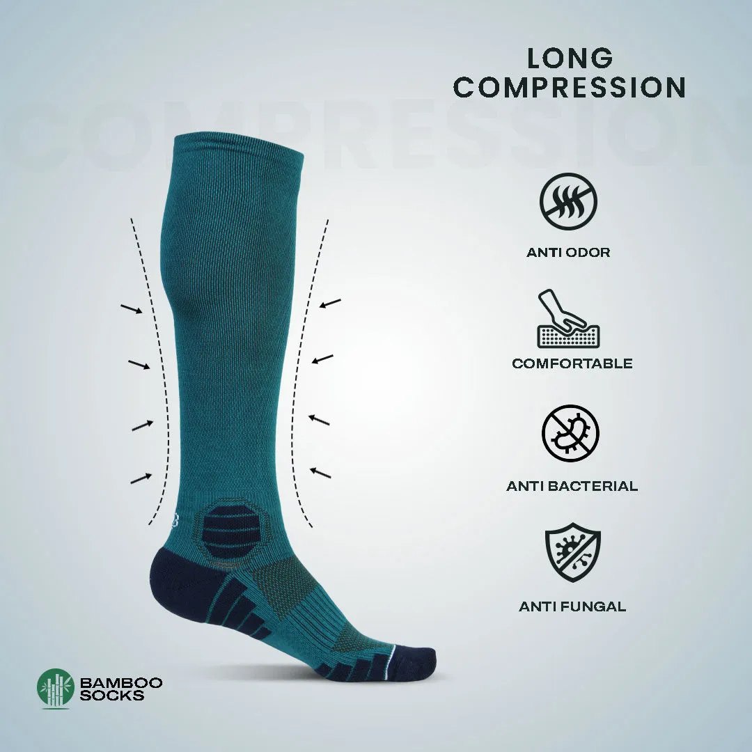 Black Bamboo Compression Socks - Pack of 1