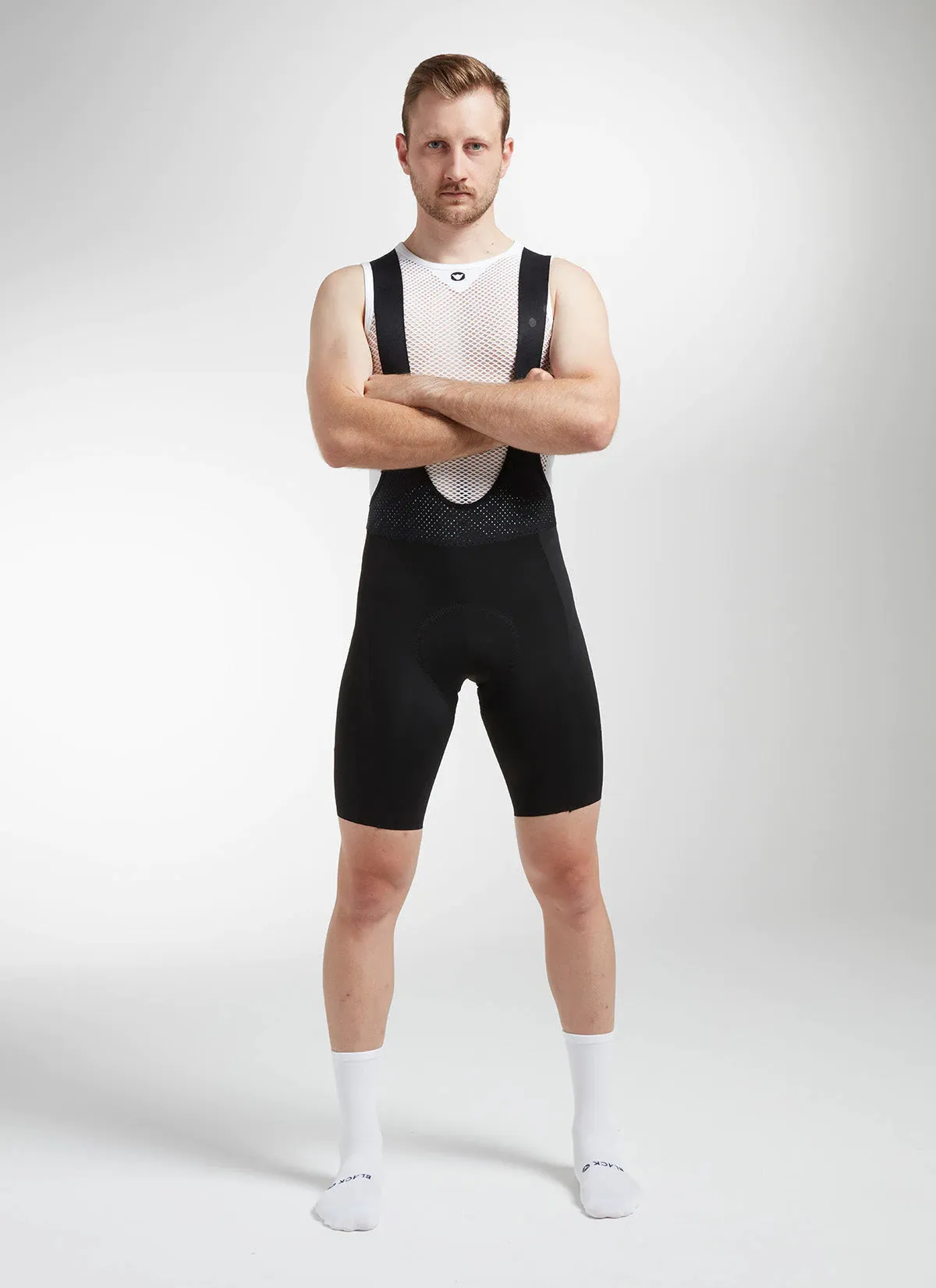 Black Sheep Men's Racing Seamless Bib and Brace 2.0 - Black