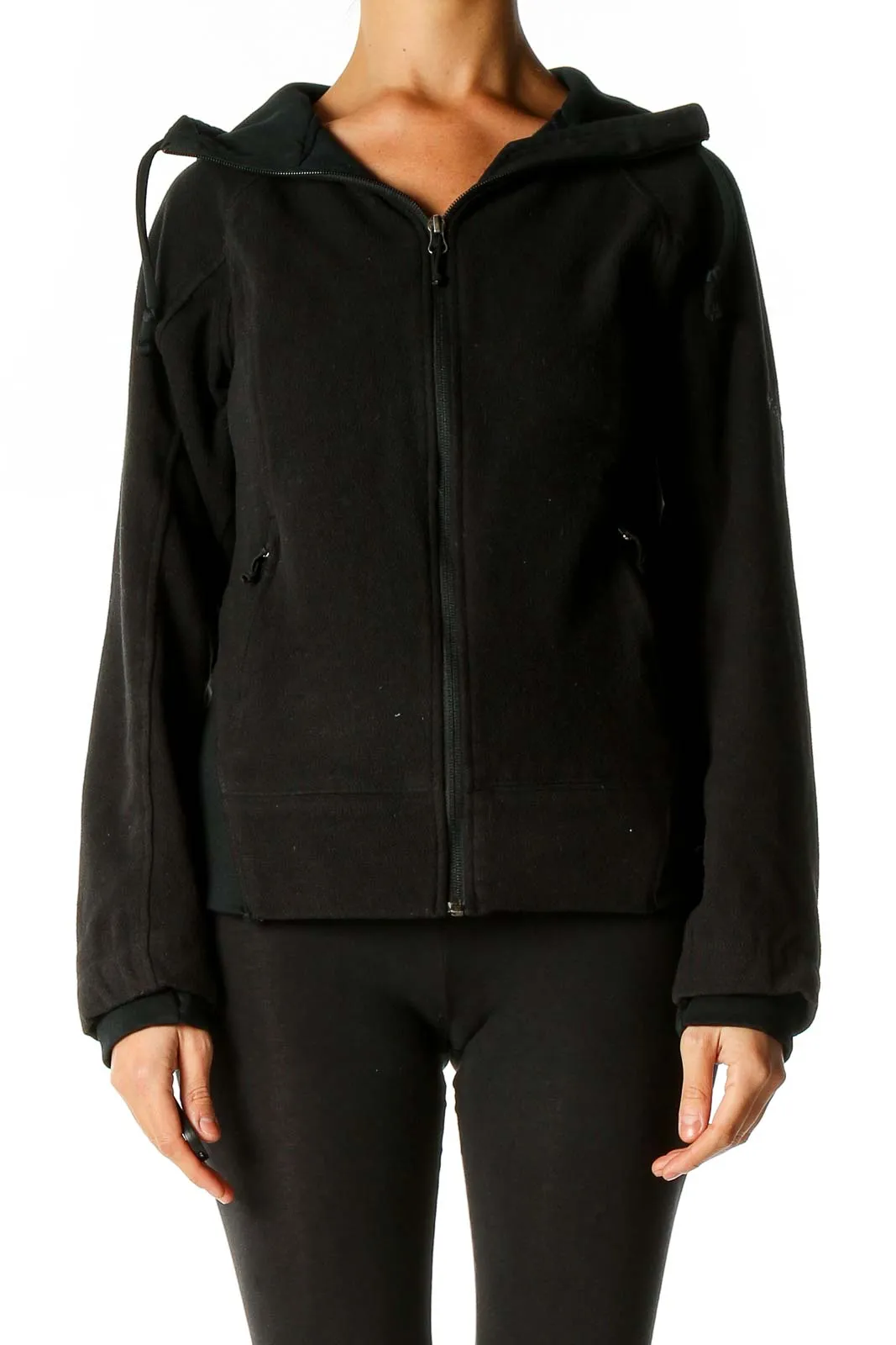 Black Windbreaker Jacket