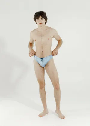 Blue swimwear