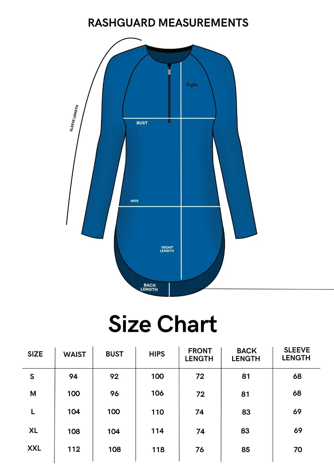 Blues Long Rashguard