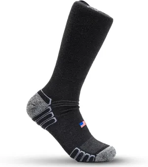 Boot Work Socks – Sweat-Wicking, Durable Wool Socks for Long Shifts – Up to 12" Boots – Made in USA