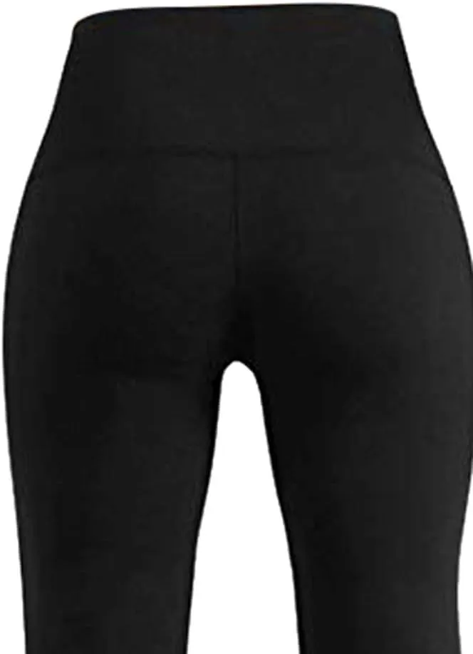 Booty Scrunch Leggings for Women Trendy High Waist Tummy Control Sports Flared Yoga Leggings Seamless Athletic Pants