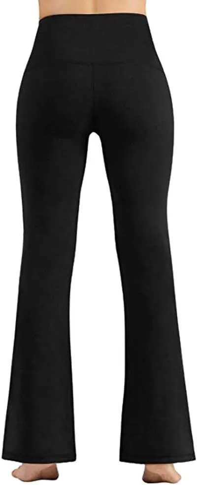 Booty Scrunch Leggings for Women Trendy High Waist Tummy Control Sports Flared Yoga Leggings Seamless Athletic Pants