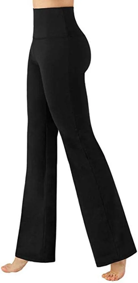 Booty Scrunch Leggings for Women Trendy High Waist Tummy Control Sports Flared Yoga Leggings Seamless Athletic Pants