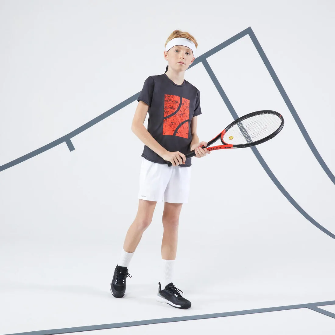 Boys' Tennis Shorts TSH100 - White
